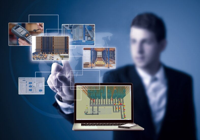 Simulación del depósito: soluciones de Mecalux