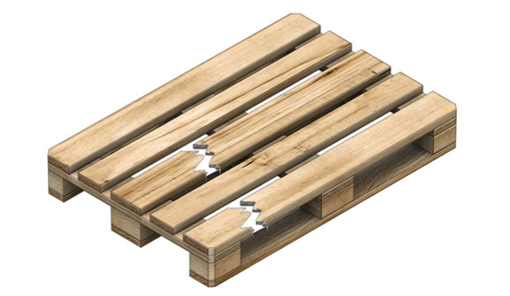 Los pallets de madera pueden romperse más fácilmente que los pallets de plástico