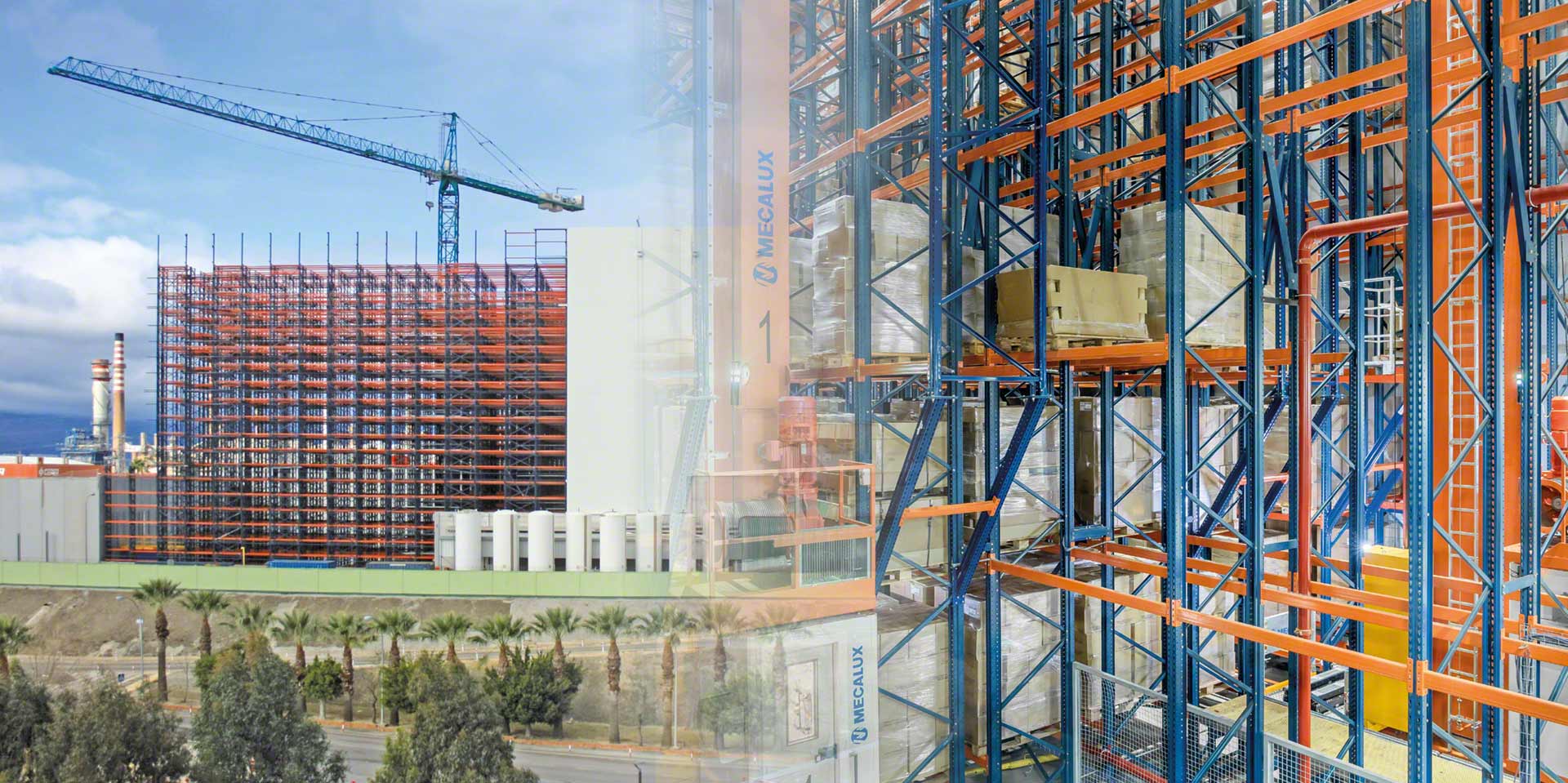Un silo automático es un depósito automatizado donde los propios racks conforman la estructura del edificio Un silo automático es un depósito automatizado donde los propios racks conforman la estructura del edificio