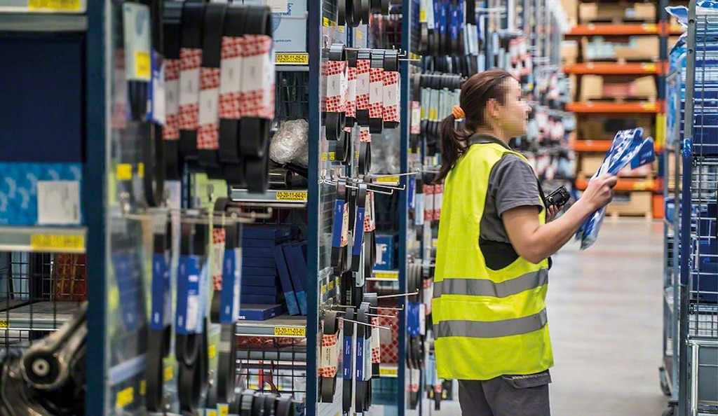 El software de slotting sugiere una redistribución en base a la demanda de producto