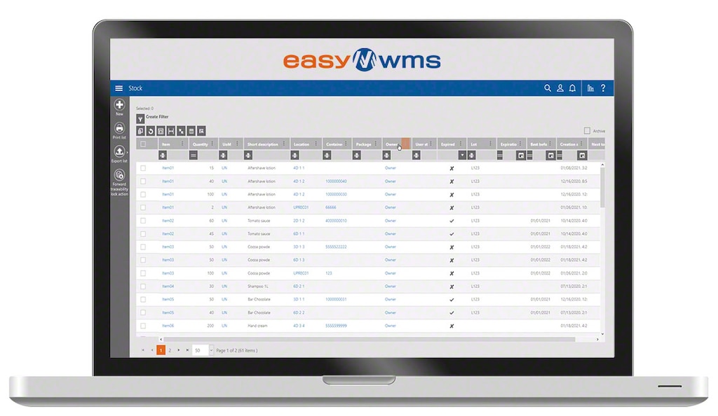 Un sistema como Easy WMS facilita el almacenamiento de producto y elimina los costos asociados al stock sobredimensionado