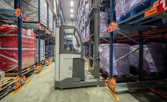 Cámara de congelación de El Encinar de Humienta con el sistema Pallet Shuttle