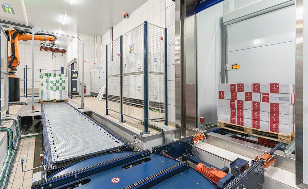 Depósito de Cabezuelo Foods con el Pallet Shuttle con lanzaderas
