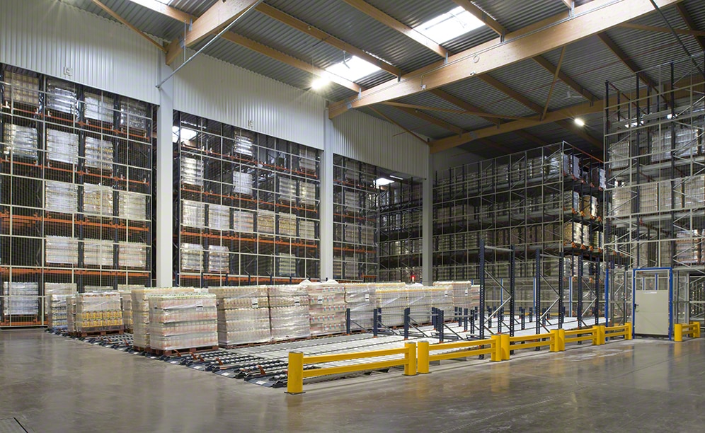 El depósito del operador logístico Grupo Alainé en Francia El depósito del operador logístico Grupo Alainé en Francia