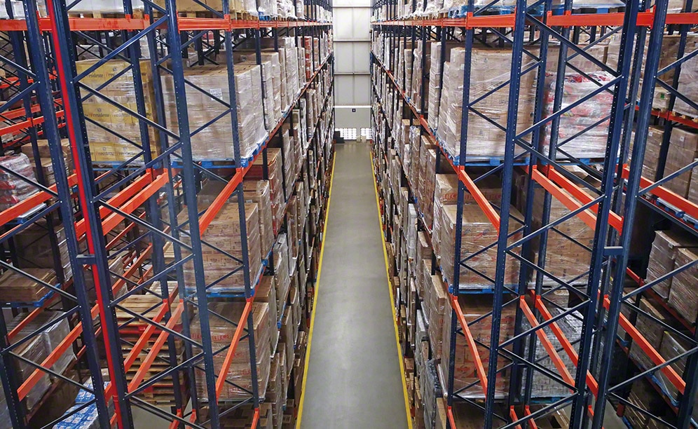 El depósito del supermercado ‘online’ Super Nosso en Brasil El depósito del supermercado ‘online’ Super Nosso en Brasil