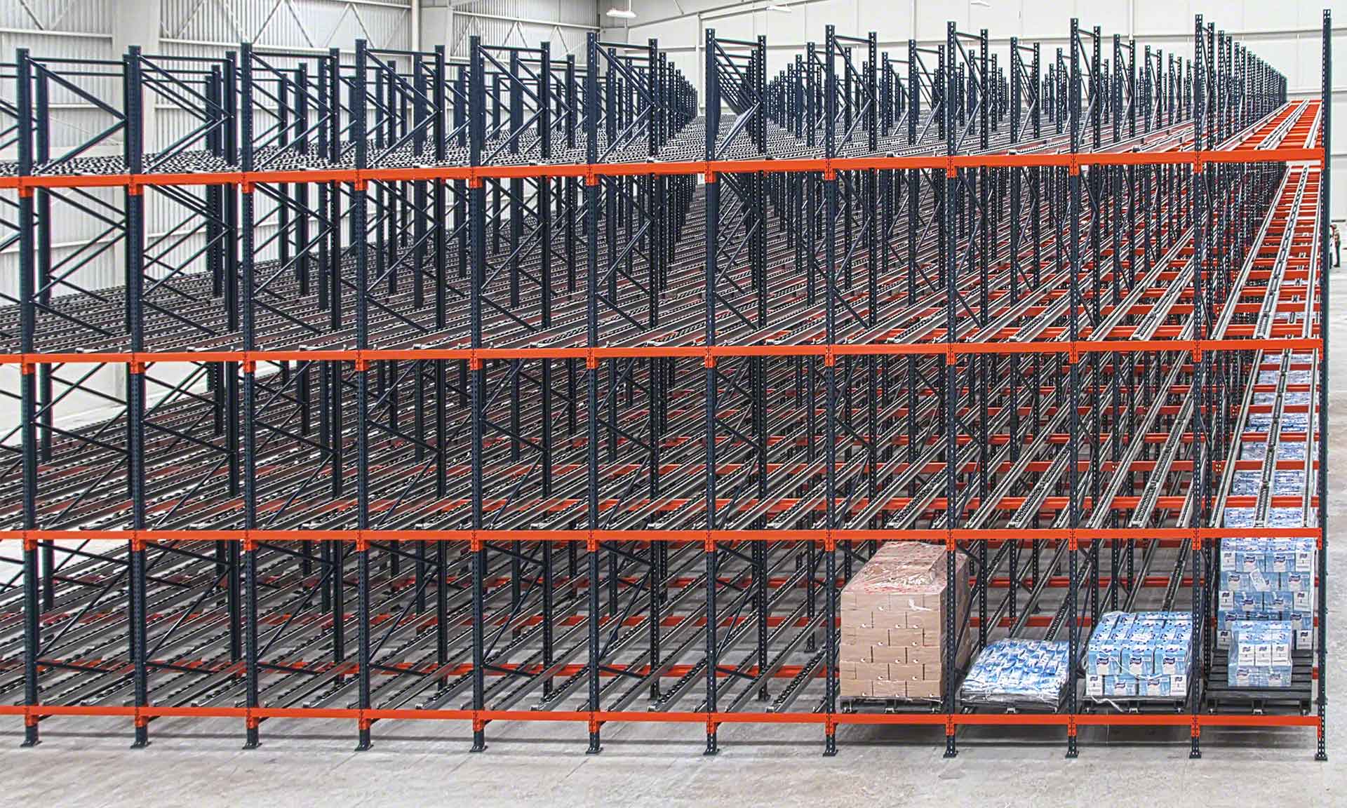 MIYM consigue una perfecta rotación de los productos y gran capacidad con racks dinámicos
