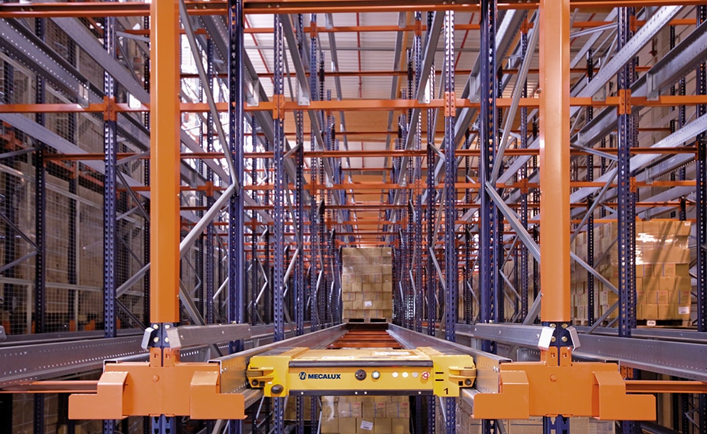 La instalación del Pallet Shuttle permite mejorar la productividad, obtener más capacidad y reducir los costos laborales
