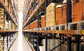 Depósito de racks selectivos Depósito de racks selectivos