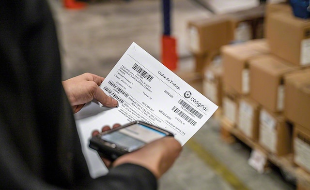 Terminales de radiofrecuencia para recibir las órdenes de Easy WMS