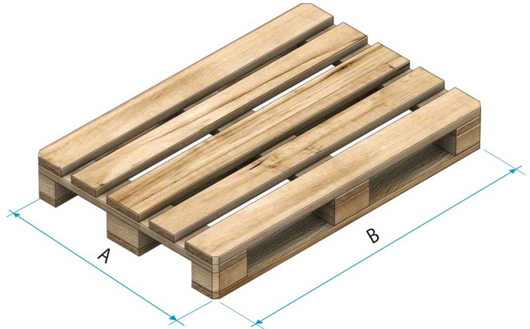 Pallets de madera de tipo 1