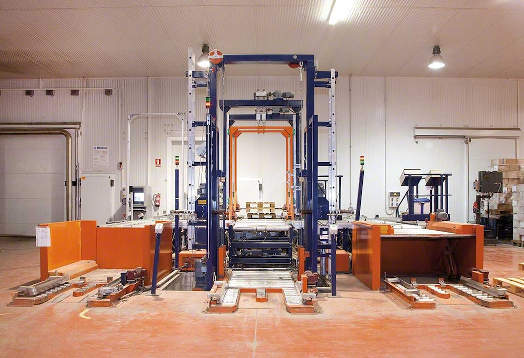 Los PIE realizan el control de entradas de pallets en la instalación de forma completamente automatizada Los PIE realizan el control de entradas de pallets en la instalación de forma completamente automatizada