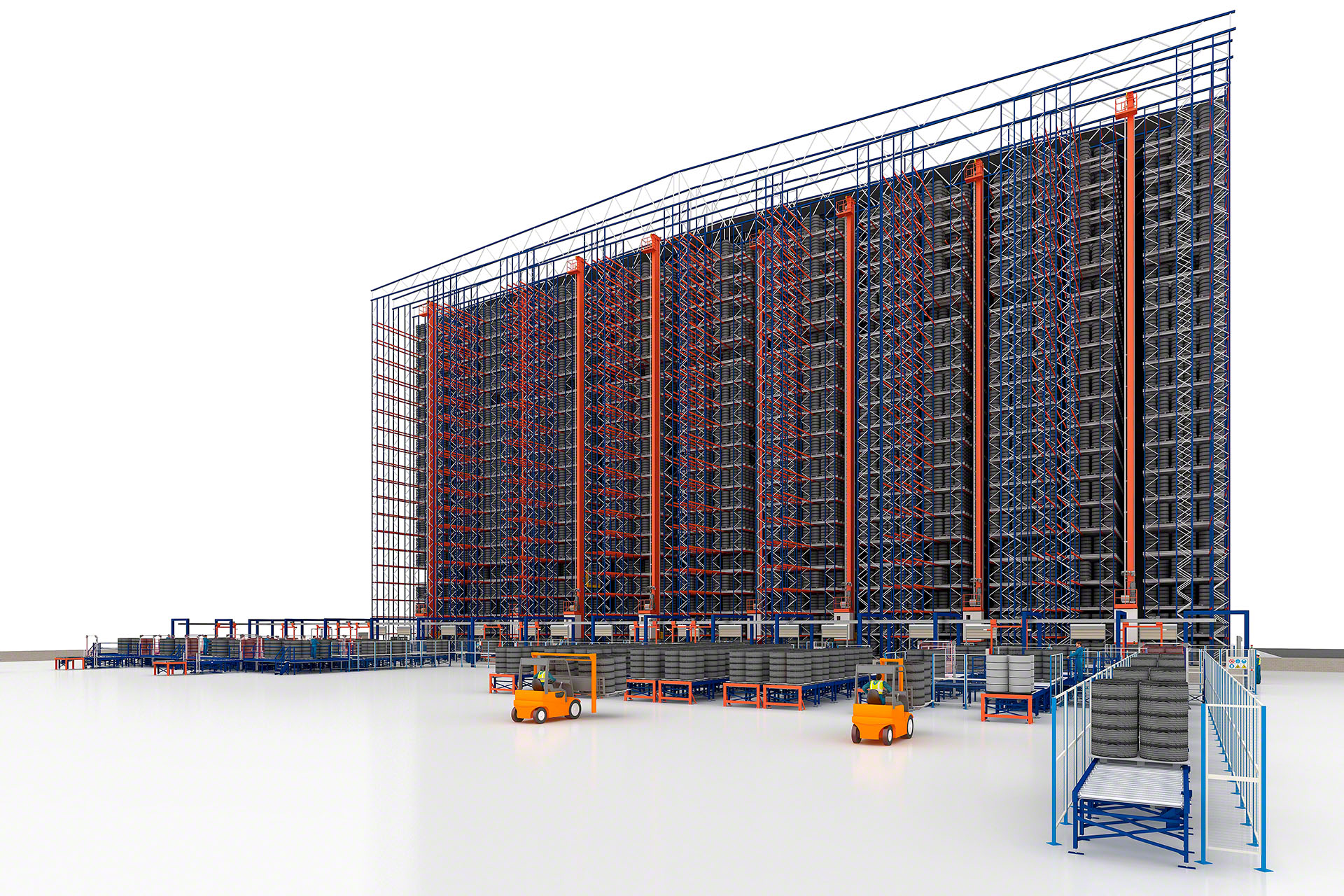 El sistema Pallet Shuttle con transelevador es adaptable a productos de diferentes sectores e industrias