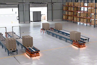 Los robots móviles autónomos intervienen en el despacho de pedidos