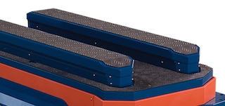 Los modelos AMR 600 y AMR 1500 incluyen plataformas de elevación