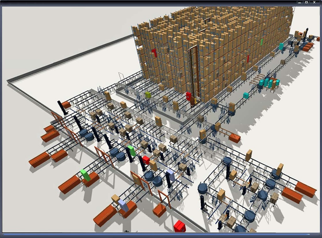 El sistema de simulación permite validar estrategias logísticas mediante una representación virtual