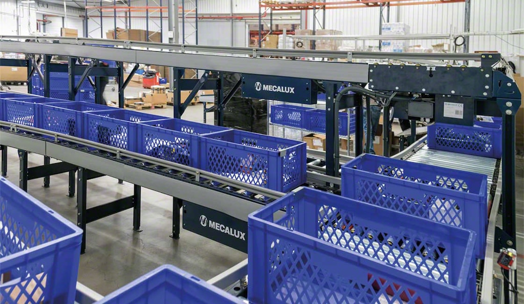 Algam ha optimizado el movimiento de sus instrumentos gracias a transportadores para cajas
