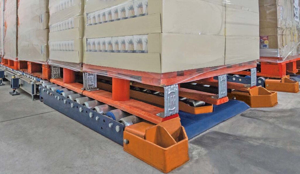 Los medios pallet son muy utilizados por minoristas y para productos de gran consumo