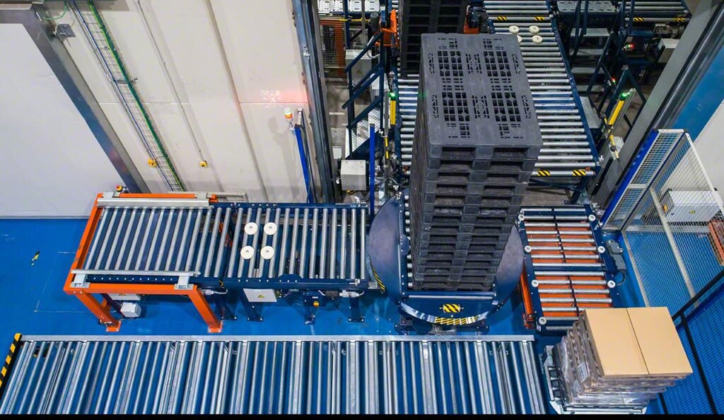 El plástico también puede convertirse en nuevos pallets, creando una alternativa ecológica
