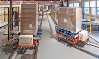 Los sistemas RGV en el depósito se han consolidado como una solución eficaz para automatizar el transporte de mercaderías