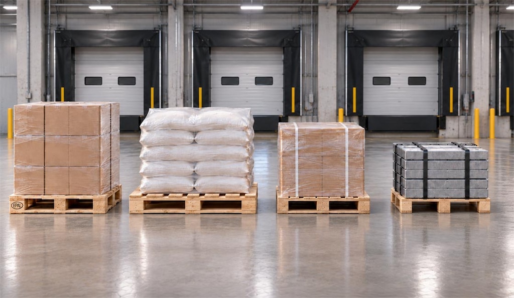 Los pallets se fabrican en distintas medidas para adaptarse a las necesidades de cada empresa y de cada tipo de mercadería