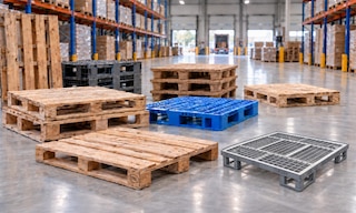 Existen distintos tipos de pallets que responden a diferentes necesidades de almacenamiento y distribución