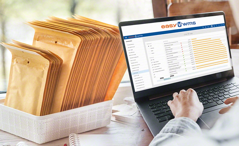 Depósito de productos de embalaje y etiquetado de Intermark en Terrassa (España)