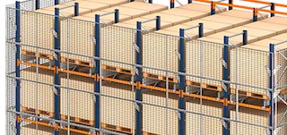 Las mallas anticaídas previenen la caída de cargas