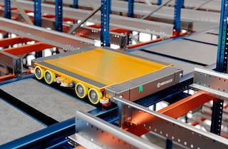 El Pallet Shuttle Automático 3D es una solución de máxima flexibilidad El Pallet Shuttle Automático 3D es una solución de máxima flexibilidad